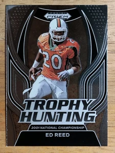 2023 Panini Prizm Draft Picks Trophy Hunting #17 Ed Reed - Picture 1 of 2