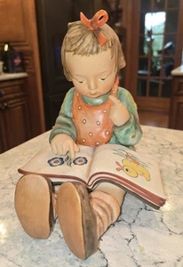 Goebel Hummel Large Figurine 3/II Bookworm 9.84" Excellent Condition  - Imagen 1 de 5