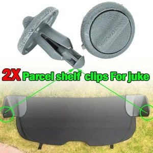 Rear Parcel Shelf Clips Parts Rear Replacement Retaining 2PCS Boot Bracket - Picture 1 of 9