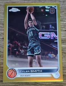 2022-23 Topps Chrome Overtime Elite OTE #85 Tyler Smith Gold Refractor 45/50 - Bild 1 von 2