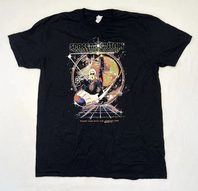 Camiseta Ric Flair Space Mountain Negra Gráfica Lucha Talla XL Foto 1 de 4