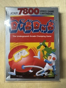 Dig Dug - Atari 7800, 1987 Brand New In Box - Factory Sealed - Clear Protector - Picture 1 of 6