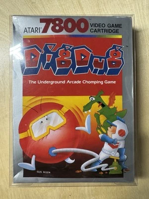 Dig Dug - Atari 7800, 1987 Brand New In Box -  Factory Sealed - Clear Protector - Image 1 of 4