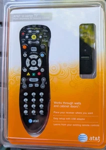 AT&T U-Verse TV Point Anywhere RF Remote Control - Picture 1 of 3