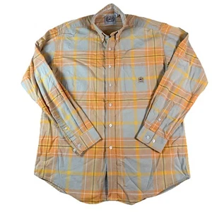 Camisa Cinch Abotonada Para Hombre Pequeña Multicolor A Cuadros Vaquero Occidental Rodeo - Imagen 1 de 8
