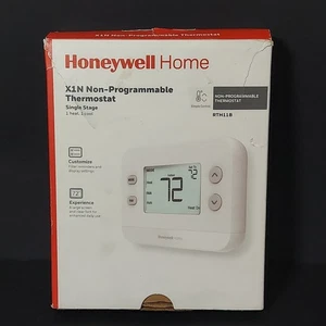 Honeywell X1N Non-Programmable Thermostat RTH11B Single Stage (White) NEW - Picture 1 of 3