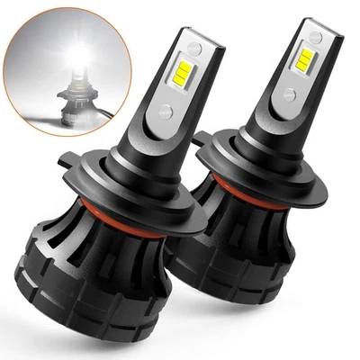 Par de faros LED AUXITO H7 de 2 lados conversión bombillas altas haz bajo 6000K Foto 1 de 4