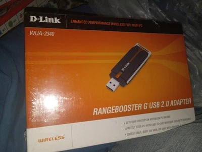 Adaptador Rangebooster G-USB 2.0 D-Link (WUA-2340) - NUEVO Foto 1 de 2