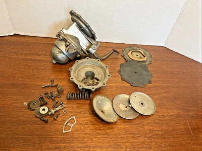 LaSalle 1937 1938 1939 Fuel Pump Vacuum Pump in parts - needs rebuild - Image 1 of 4