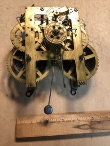 Vintage Antik Ingraham Lebkuchen Manteluhr Aufzugswerk Teil - Bild 1 von 11