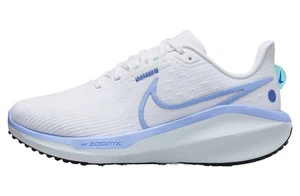 Size 7 Nike Vomero 17 White Glacier Blue Womens Running Shoes FB8502-102 - Picture 1 of 10