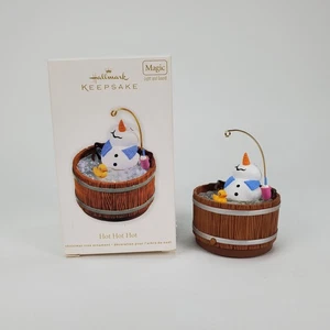Hallmark Keepsake Ornament Hot Hot Hot Snowman Magic Lights & Sounds - Picture 1 of 8