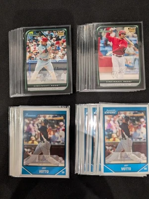 Joey Votto RC Bowman Lot x37 2007 2008 #BDPP98 #204 #BDP9 Reds Chrome - Image 1 of 2