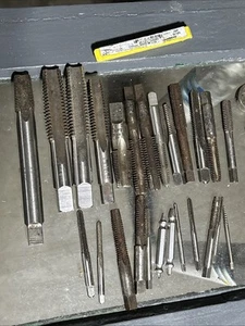 Thread Tap Lot Greenfield Morse Century Pipe Drill 26ct๐๐ฏ - Picture 1 of 18