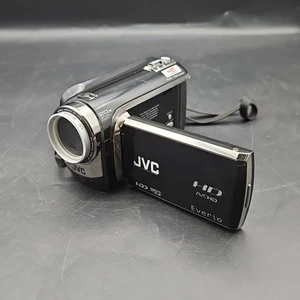 JVC GZ-HD300BU Everio Full HD  Hard Disk Camcorder Camera Tested Works  - Picture 1 of 10