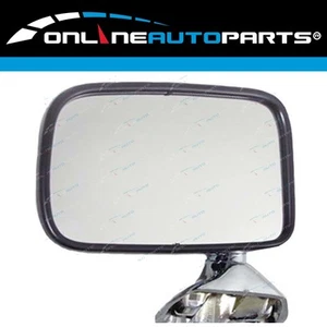 RH Chrome Side Door Mirror for Toyota Hilux 1983-2004 RHS Right Driver - Picture 1 of 2