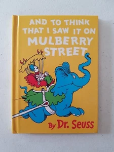Book - And To Think That I Saw It On Mulberry Street 2008 HC Dr Seuss Mini - Picture 1 of 3