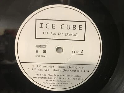 Ice Cube - Little Ass Gee (Remix) 12” Single 1995 Priority SPRO 50861 PROMO EX - Image 1 of 3