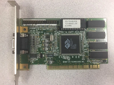 ATI 3D Rage II +DVD 109-40600-00 PCI 2M Video Card - Image 1 of 4