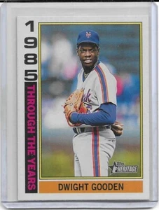 2025 Topps Heritage Dwight Gooden Through the Years Insert #TTY-7 - Picture 1 of 1