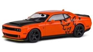 Solido DODGE CHALLENGER SRT DEMON V8 6.2L COUPE 2018 ORANGE/BLACK 1:43 - Imagen 1 de 1