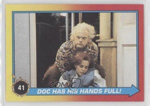 1989 Topps Back to the Future Part II Doc Has His Hands Full! #41 0it8