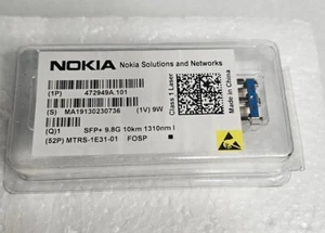 NOKIA 472949A.101 SFP+ 9,8G 10 km 1310nm - Imagen 1 de 5