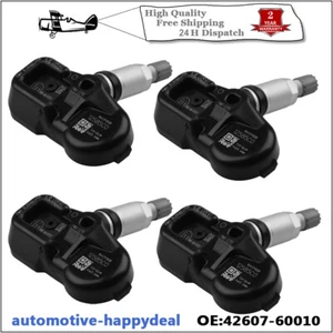 4X TPMS TYRE PRESSURE MONITOR SENSOR FOR TOYOTA LEXUS 42607-60010 - Picture 1 of 7
