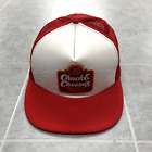 Vintage Red Mesh Snap Back Graphic Chuck E. Cheeses Trucker Cap Adult One Size