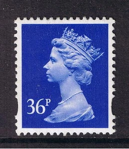 SG Y1702 GB MNH STAMP 36p Ultramarine 2B Elliptical Machin Definitive (ex Y1696) - Bild 1 von 1