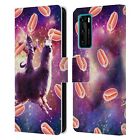 OFFICIAL JAMES BOOKER SPACE LLAMA LEATHER BOOK WALLET CASE FOR HUAWEI PHONES 4