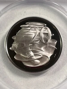 1976 Australia 20 Cents Proof Graded PR 69 DCAM by ANACS Low Mintage - Picture 1 of 4