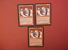 MTG " Ogre Enforcer  X 3 " from Visions reserved list NMT no creases