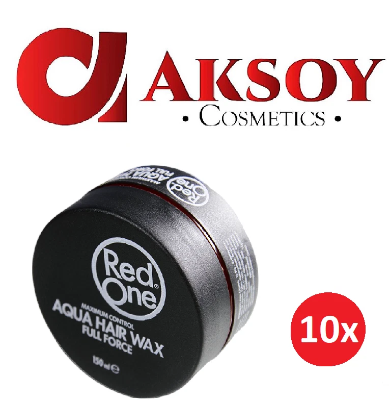 ( 21,27€ / L ) 10 x RedOne Aqua Wax Gelwax Grau FULL FORCE 150ml - Bild 1 von 1
