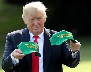 TRUMP MAKE OUR FARMERS GREAT AGAIN! 8x10 Glossy Printed Photo - Picture 1 of 1