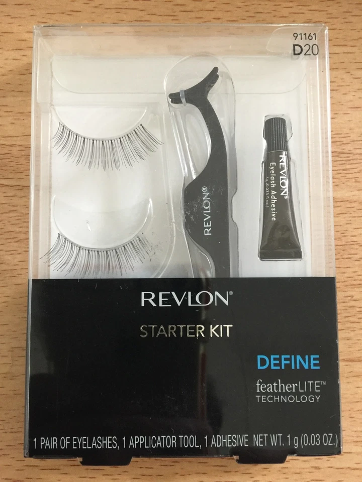 Revlon Define Eyelashes Starter Kit 91161 Fake Feather Lite D20