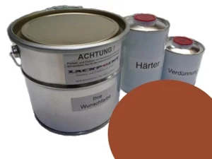1 Liter Set 2K Autolack DDR Biberbraun kein Klarlack IFA Oldtimer Farben ! - Bild 1 von 1