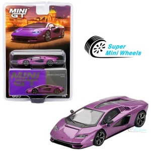Mini GT 1:64 Lamborghini Countach LPI 800-4 Viola 30th #865 - Picture 1 of 5