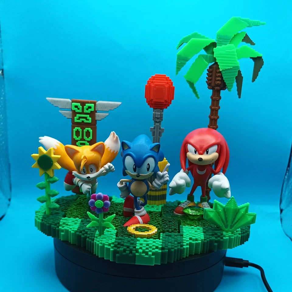 Totaku Sonic the Hedgehog DELUXE display base - For all 3 TOTAKU figures