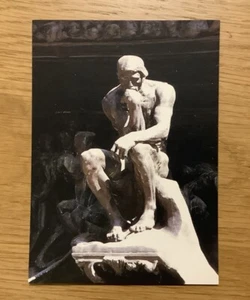 1 Postkarte, Auguste Rodin, Der Denker, Skulptur, Mann, Neu - Bild 1 von 2