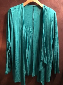 Torrid 3 NwT Cardigan Super Soft Knits Green Draped Front MSRP$45 - Picture 1 of 9