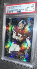 1994 Stadium Club Bowman's Best John Elway Black Refractor MINT PSA 8