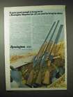 1976 Remington Shotgun Ad - Autoloader, Over-and-Under