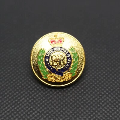 London Badge & Button Co Blazer Button Royal Engineers Enamel Gilt Large 21mm - Image 1 of 4