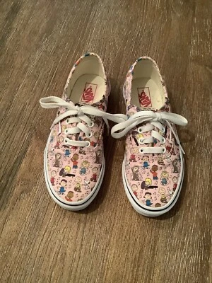 Zapatillas Peanuts Gang Baile Fiesta Rosa Furgonetas Niños Talla 2 Foto 1 de 4