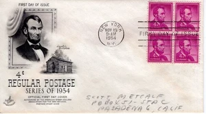 4 CENT REGULAR POSTAGE SERIES OF 1954 - DC657 - Picture 1 of 1