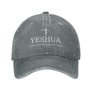 Yeshua Jesus Christian Baseball Cap Cowboy Hats for Men Women Sun Hat Adjusta... - Picture 1 of 8