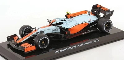 F1 McLAREN MCL35 #4 Lando Norris Monaco GP 2021 1/24 Altaya ABFOR076 - Image 1 of 4