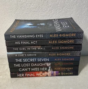 Alex Sigmore Book Lot EMILY SLATE FBI MYSTERY - Volumes 4 - 11 -Eight Paperbacks - Picture 1 of 7