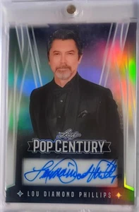  2025 Leaf Pop Century Prismatic Silver Lou Diamond Phillips 20/25 Autograph - Picture 1 of 1